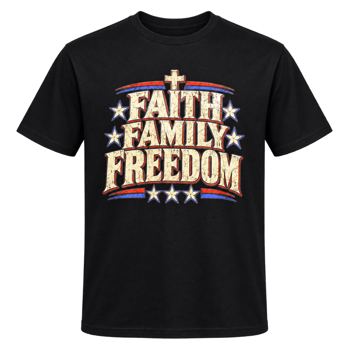 Faith Family Freedom Tee