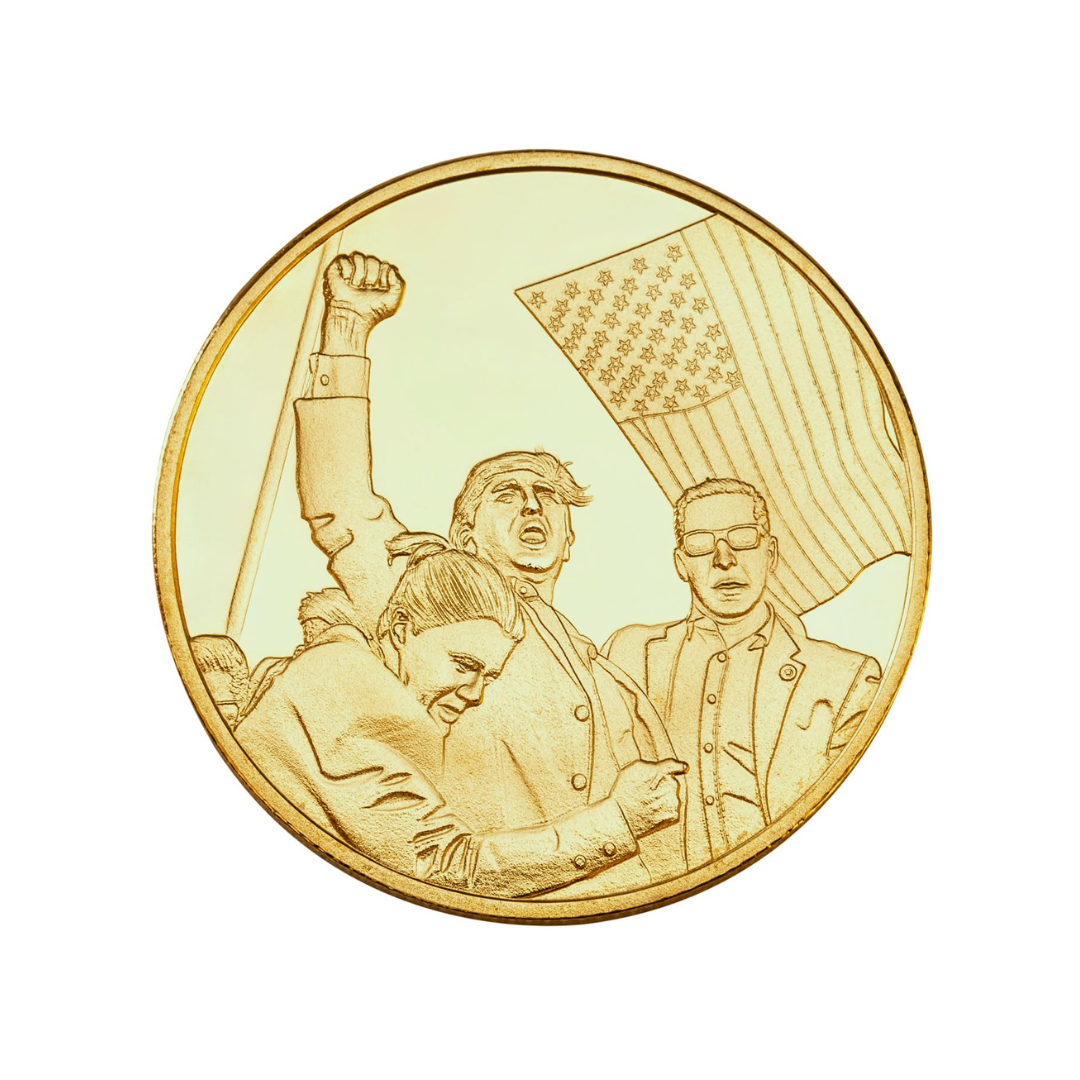 Trump "FIGHT FIGHT FIGHT" Presidential Victory Coin