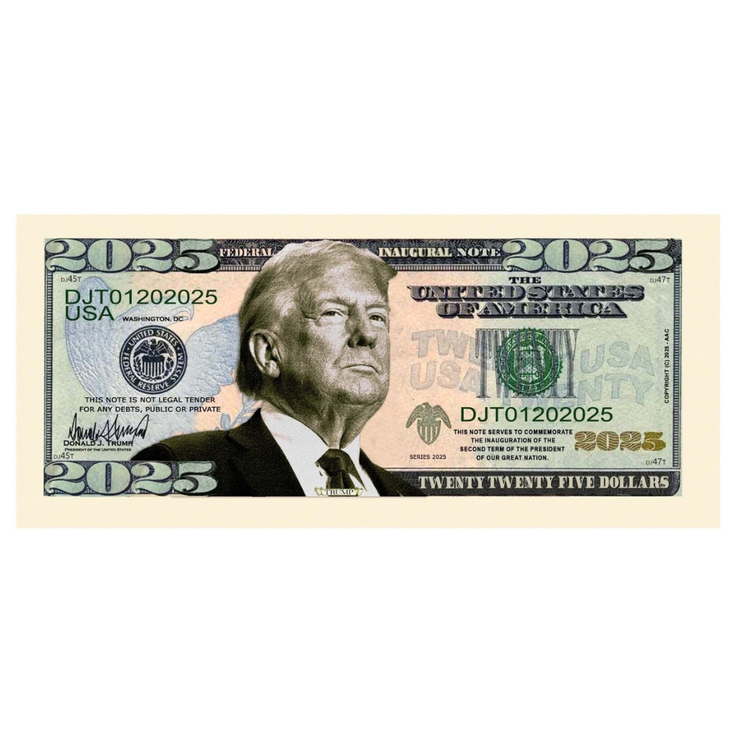 Trump 2025 Commemorative Bill