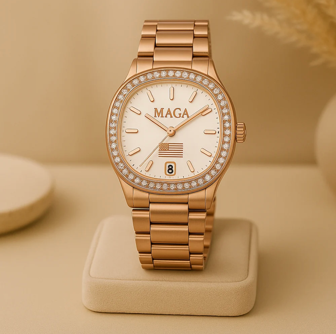 Rose Gold MAGA Watch