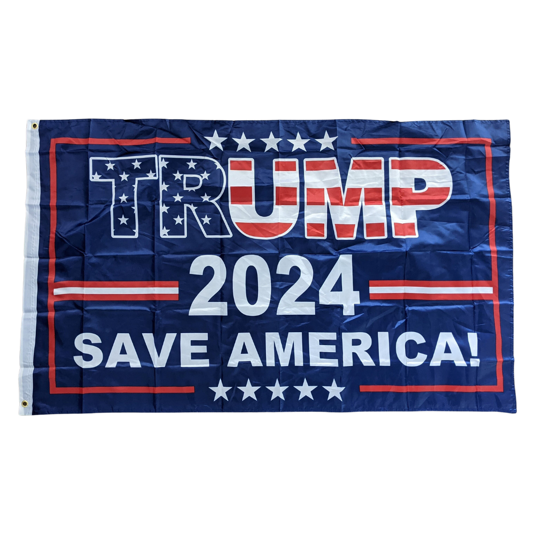 "Trump 2024 - SAVE AMERICA!" Flag
