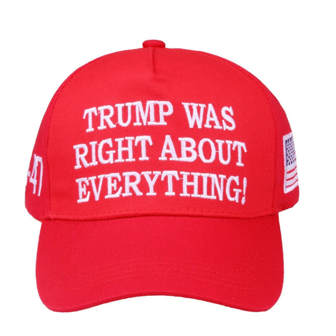 "Trump Was Right About EVERYTHING!" Victory Hat