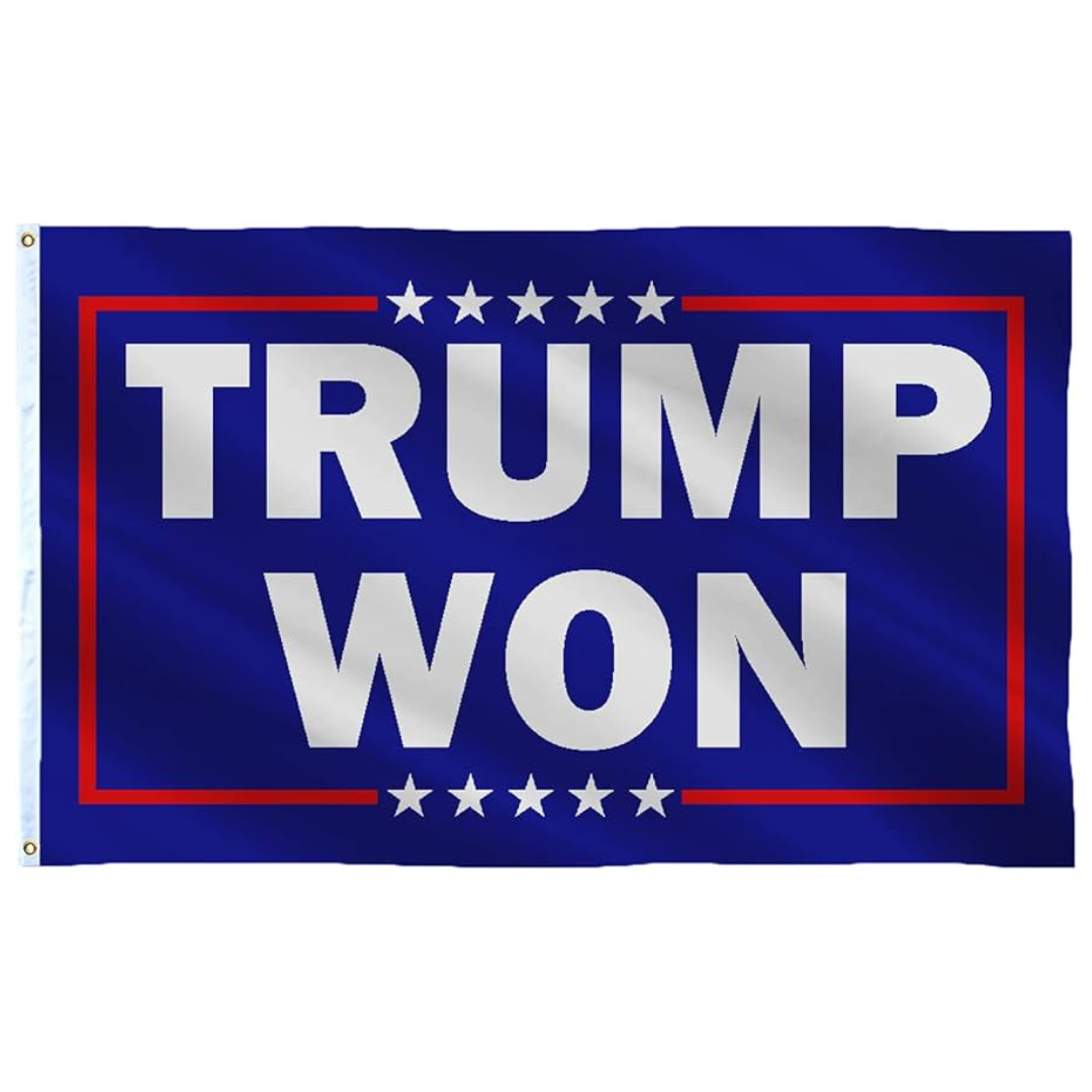 "Trump WON" Victory Flag