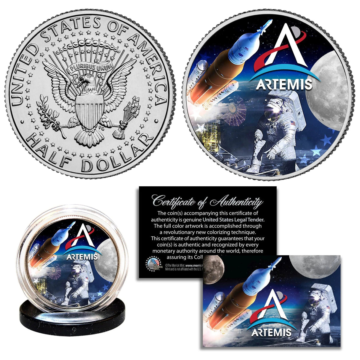 Artemis Program – Authentic JFK Half Dollar