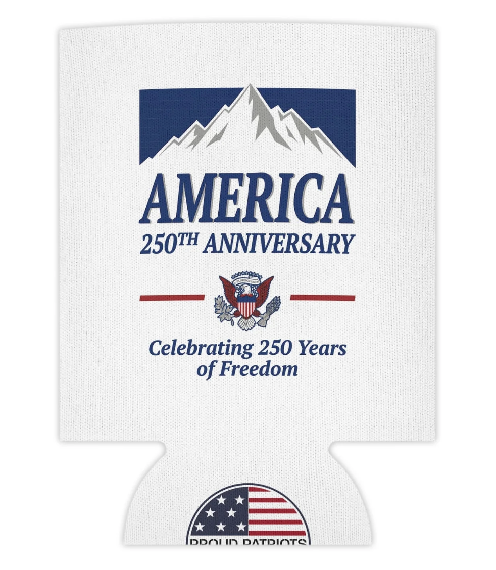 America’s 250th Mountain Beer Parody Koozie