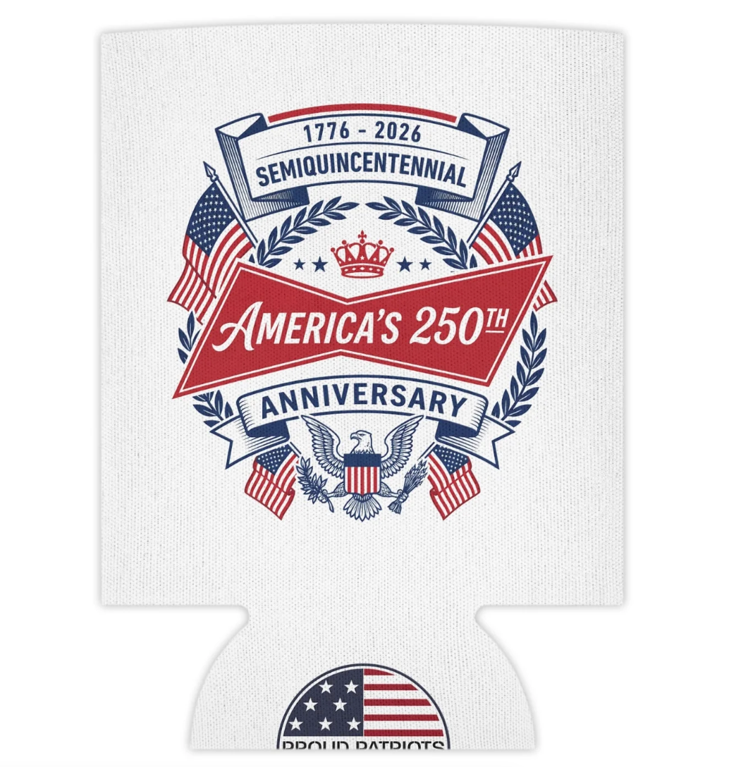 America’s 250th White Beer Parody Koozie