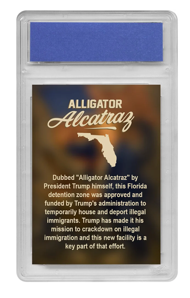 Alligator Alcatraz Collectible Trading Card (Professionally Graded GEM-MT 10