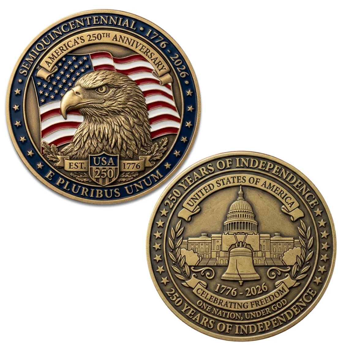 America's 250th Anniversary Commemorative Coin