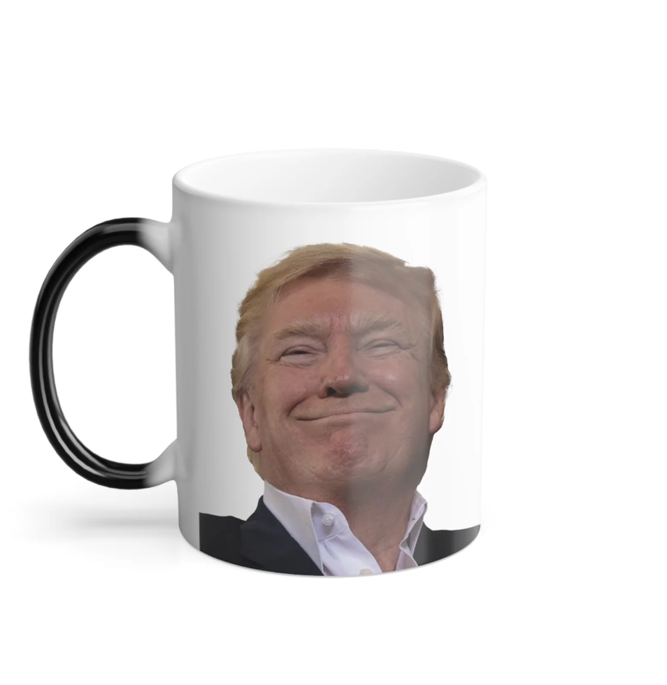 Heat Activated Trump Smirk Mug